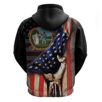3rd United States Colored Troops Zip Hoodie Flag of Freedom - Wonder Print Shop