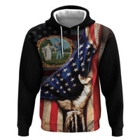 3rd United States Colored Troops Zip Hoodie Flag of Freedom - Wonder Print Shop