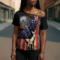 22nd United States Colored Troops Cross Shoulder Shirt Flag of Freedom - Wonder Print Shop