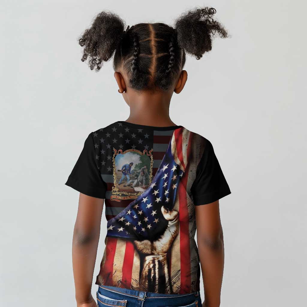 22nd United States Colored Troops Kid T shirt Flag of Freedom - Wonder Print Shop