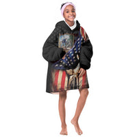 22nd United States Colored Troops Kid Wearable Blanket Hoodie Flag of Freedom - Wonder Print Shop