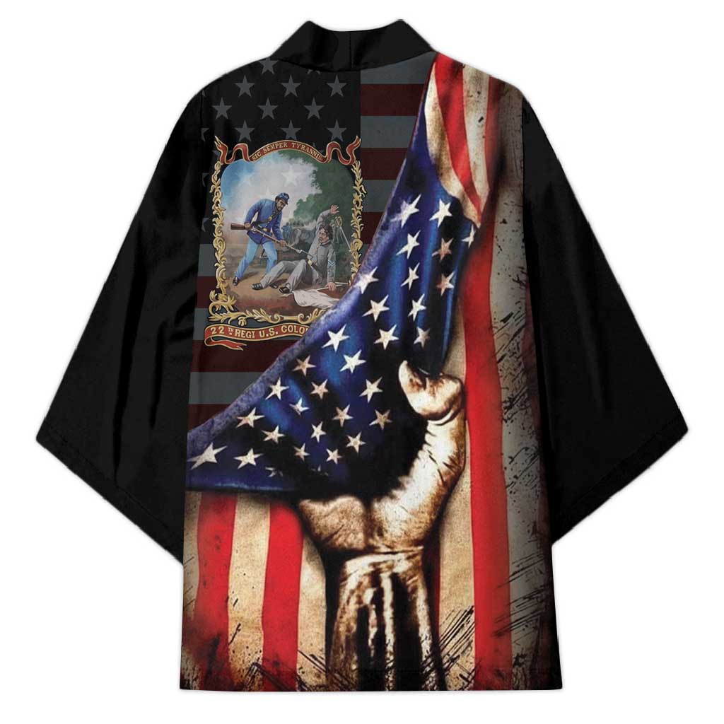 22nd United States Colored Troops Kimono Flag of Freedom - Wonder Print Shop