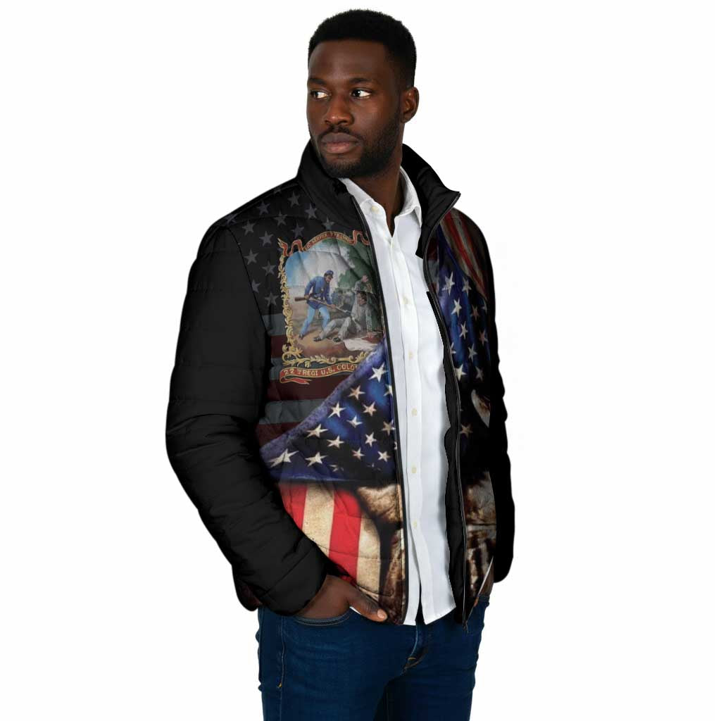 22nd United States Colored Troops Padded Jacket Flag of Freedom - Wonder Print Shop