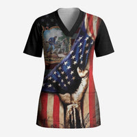 22nd United States Colored Troops Scrub Top Flag of Freedom - Wonder Print Shop