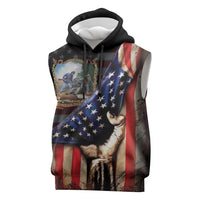 22nd United States Colored Troops Sleeveless Hoodie Flag of Freedom - Wonder Print Shop