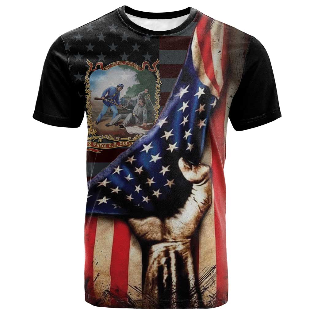 22nd United States Colored Troops T shirt Flag of Freedom - Wonder Print Shop