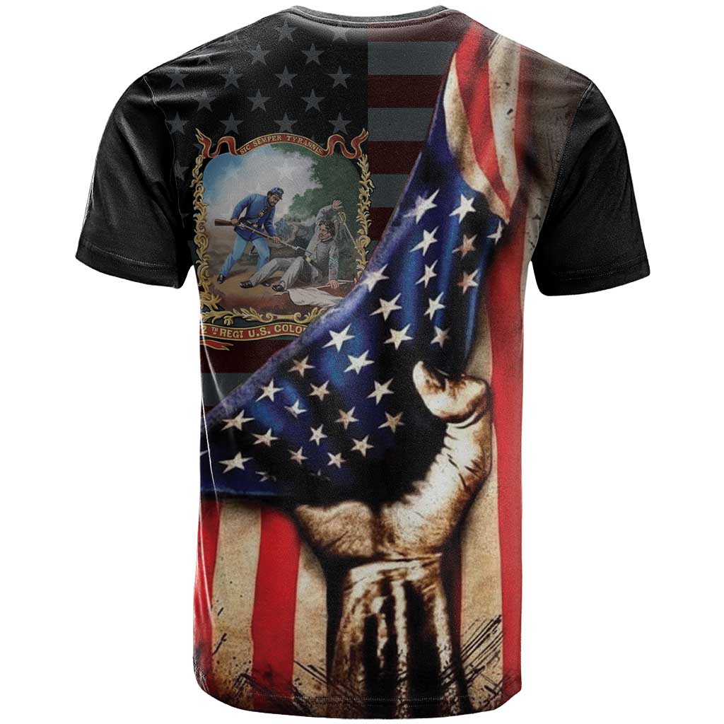 22nd United States Colored Troops T shirt Flag of Freedom - Wonder Print Shop