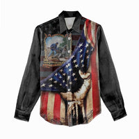 22nd United States Colored Troops Women Casual Shirt Flag of Freedom - Wonder Print Shop