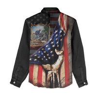 22nd United States Colored Troops Women Casual Shirt Flag of Freedom - Wonder Print Shop