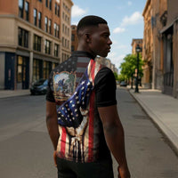 22nd United States Colored Troops Zipper Polo Shirt Flag of Freedom - Wonder Print Shop