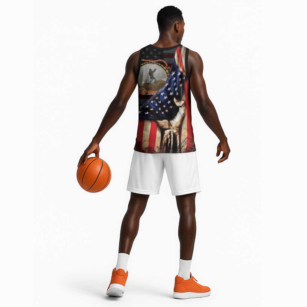 24th Regiment USCT Basketball Jersey Flag of Freedom - Wonder Print Shop