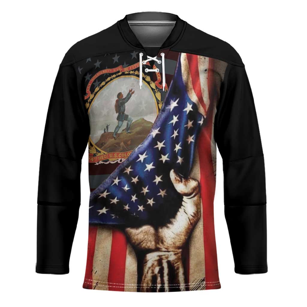 24th Regiment USCT Hockey Jersey Flag of Freedom - Wonder Print Shop