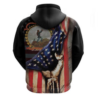 24th Regiment USCT Hoodie Flag of Freedom - Wonder Print Shop