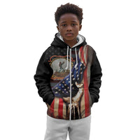 24th Regiment USCT Kid Hoodie Flag of Freedom - Wonder Print Shop