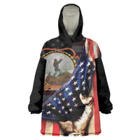 24th Regiment USCT Kid Wearable Blanket Hoodie Flag of Freedom - Wonder Print Shop