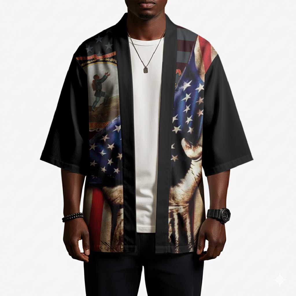 24th Regiment USCT Kimono Flag of Freedom - Wonder Print Shop