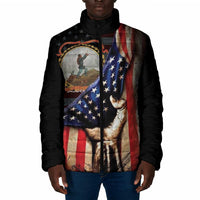 24th Regiment USCT Padded Jacket Flag of Freedom - Wonder Print Shop