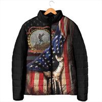 24th Regiment USCT Padded Jacket Flag of Freedom - Wonder Print Shop