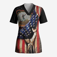 24th Regiment USCT Scrub Top Flag of Freedom - Wonder Print Shop