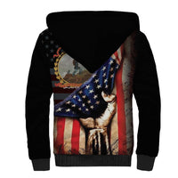 24th Regiment USCT Sherpa Hoodie Flag of Freedom - Wonder Print Shop