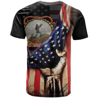 24th Regiment USCT T shirt Flag of Freedom - Wonder Print Shop