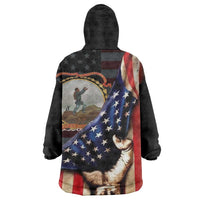24th Regiment USCT Wearable Blanket Hoodie Flag of Freedom - Wonder Print Shop