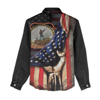 24th Regiment USCT Women Casual Shirt Flag of Freedom - Wonder Print Shop