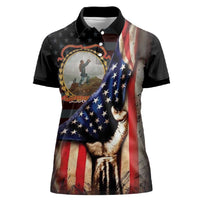 24th Regiment USCT Women Polo Shirt Flag of Freedom - Wonder Print Shop