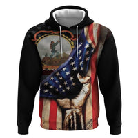 24th Regiment USCT Zip Hoodie Flag of Freedom - Wonder Print Shop
