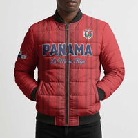 Custom Panama Football 2026 Bomber Puffer Jacket La Marea Roja Rising