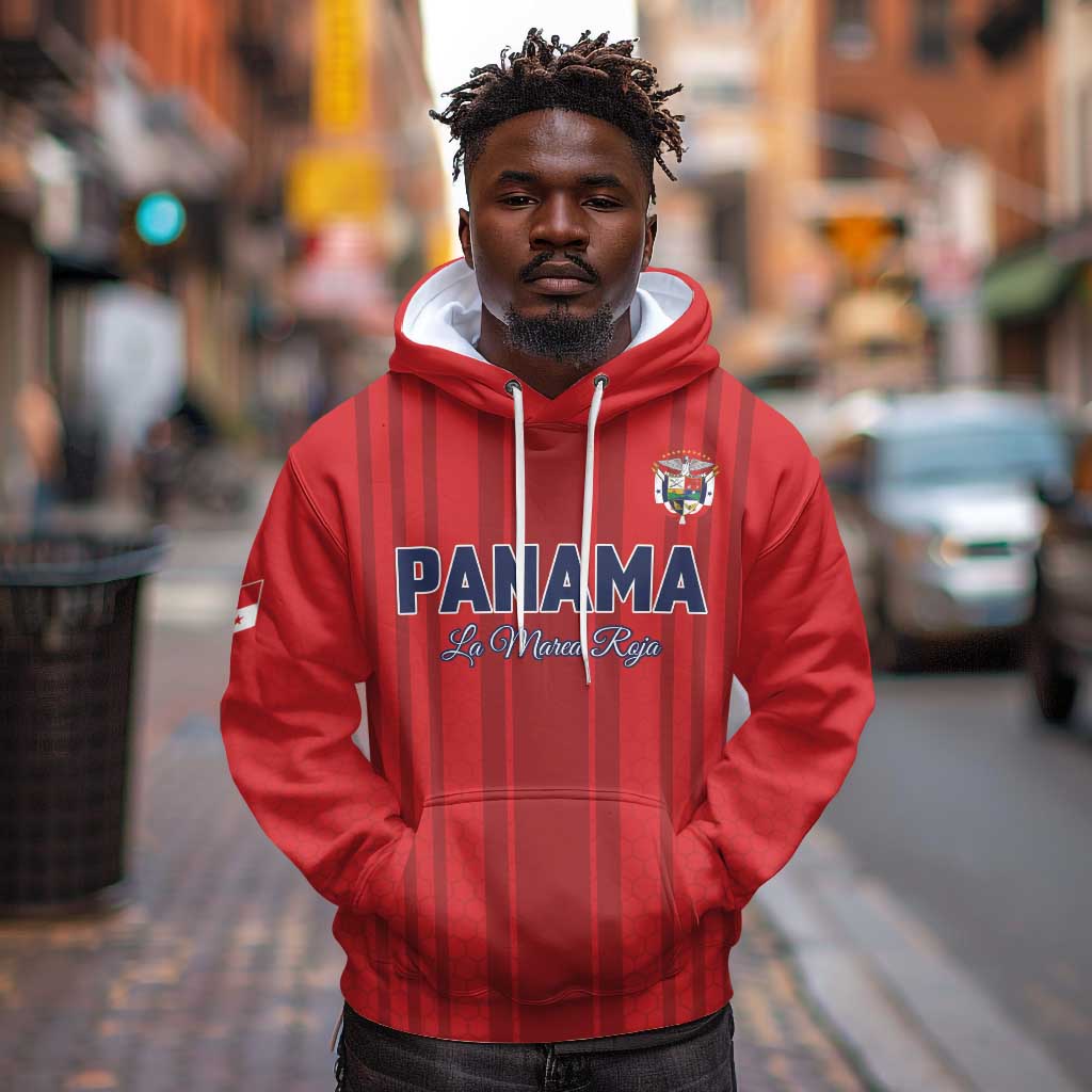 Custom Panama Football 2026 Hoodie La Marea Roja Rising