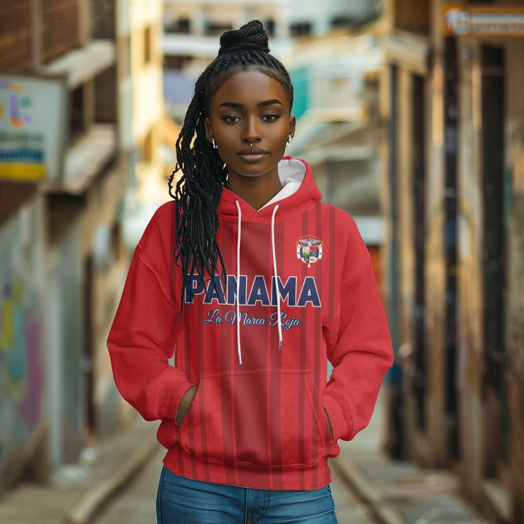 Custom Panama Football 2026 Hoodie La Marea Roja Rising