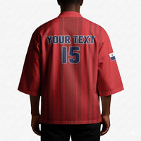 Custom Panama Football 2026 Kimono La Marea Roja Rising
