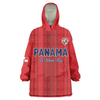Custom Panama Football 2026 Wearable Blanket Hoodie La Marea Roja Rising