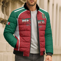 Custom Mexico Football 2026 Bomber Puffer Jacket Viva El Tri