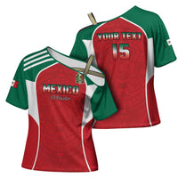 Custom Mexico Football 2026 Cross Shoulder Shirt Viva El Tri