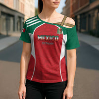 Custom Mexico Football 2026 Cross Shoulder Shirt Viva El Tri