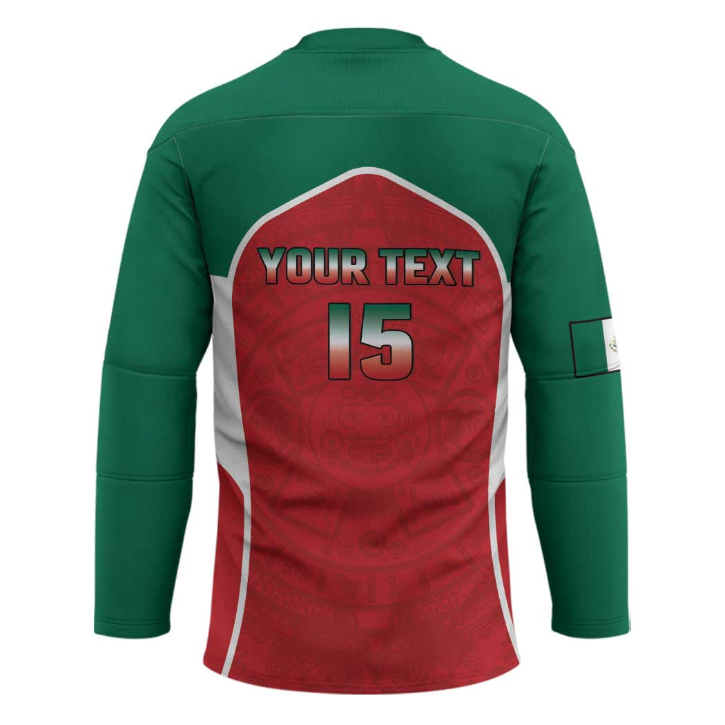 Custom Mexico Football 2026 Hockey Jersey Viva El Tri