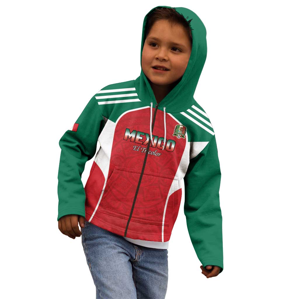 Custom Mexico Football 2026 Kid Hoodie Viva El Tri