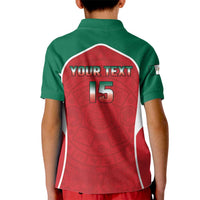 Custom Mexico Football 2026 Kid Polo Shirt Viva El Tri