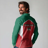 Custom Mexico Football 2026 Long Sleeve Polo Shirt Viva El Tri