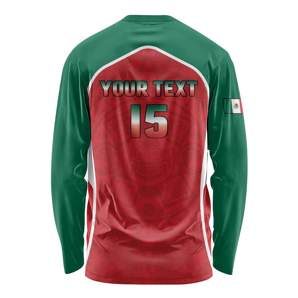 Custom Mexico Football 2026 Long Sleeve Shirt Viva El Tri