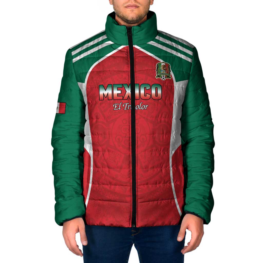 Custom Mexico Football 2026 Padded Jacket Viva El Tri