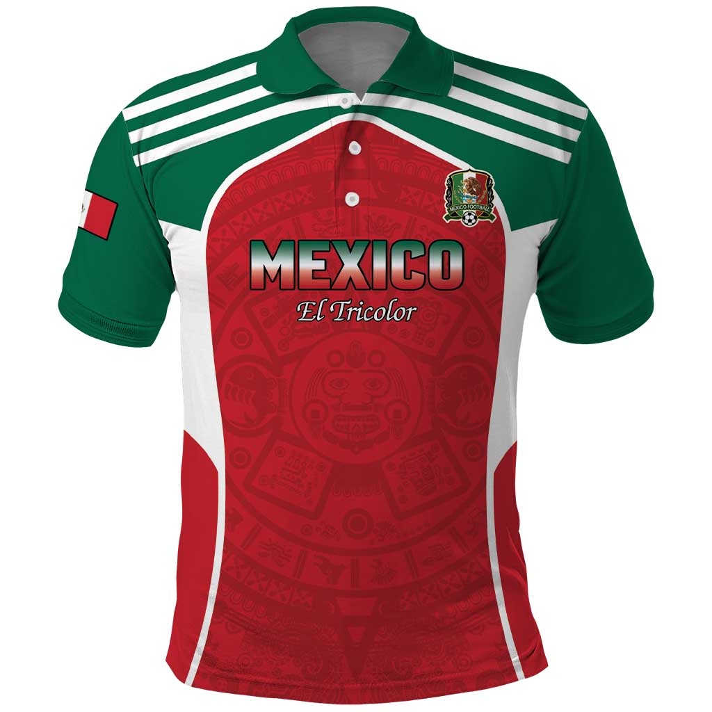 Custom Mexico Football 2026 Polo Shirt Viva El Tri