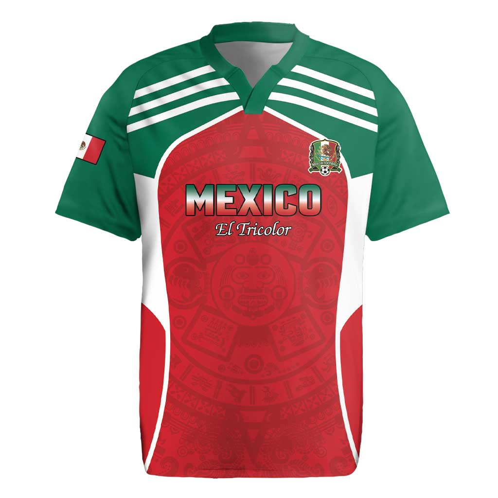 Custom Mexico Football 2026 Rugby Jersey Viva El Tri