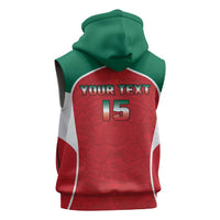 Custom Mexico Football 2026 Sleeveless Hoodie Viva El Tri