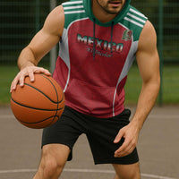 Custom Mexico Football 2026 Sleeveless Hoodie Viva El Tri