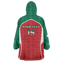 Custom Mexico Football 2026 Wearable Blanket Hoodie Viva El Tri
