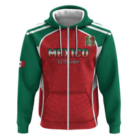 Custom Mexico Football 2026 Zip Hoodie Viva El Tri