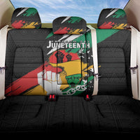 Nigeria Juneteenth Back Car Seat Cover Africa Map - Happy Freedom Day